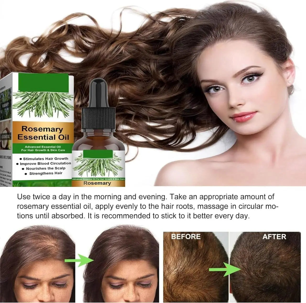 Rosemary Flourish Oil for Hair Growth – Natural Scalp & Hair Strengthening Oil - SAFAORGANICS