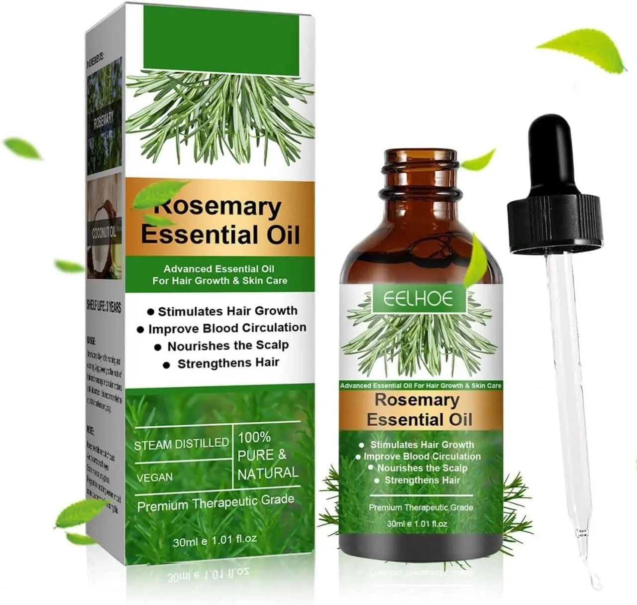 Rosemary Flourish Oil for Hair Growth – Natural Scalp & Hair Strengthening Oil - SAFAORGANICS
