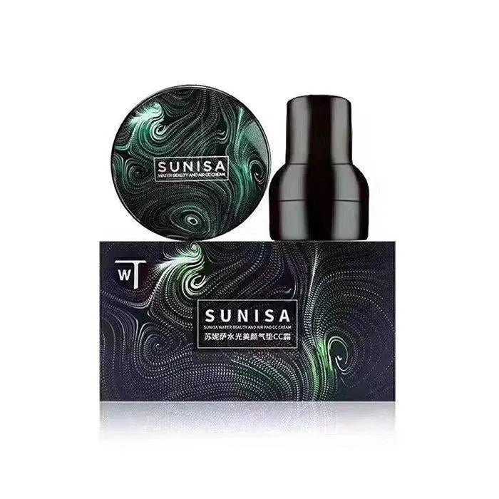 Sunisa 3 in 1 CC Cream Foundation – Cushion, Concealer & Full Coverage - SAFAORGANICS