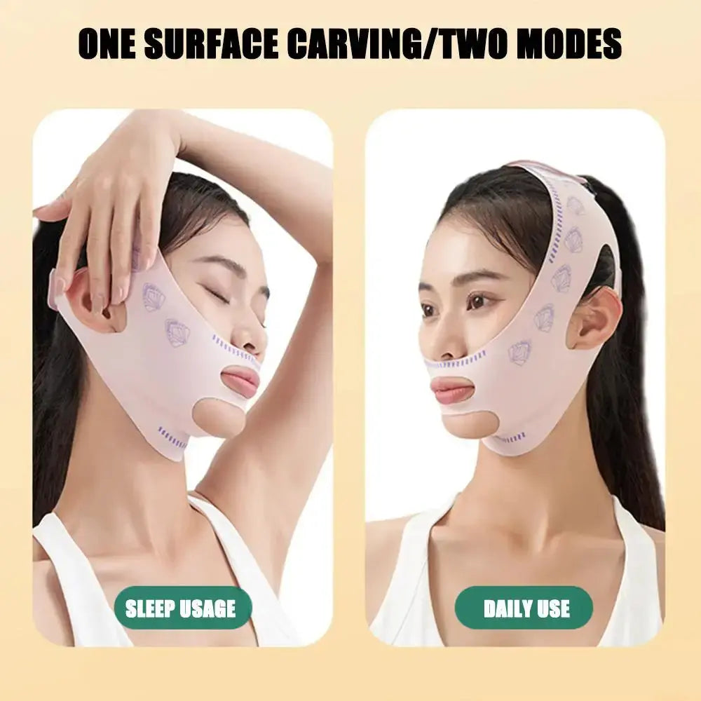 Chin Cheek Slimming Mask – V Line Lifting Bandage & Face Shaper - SAFAORGANICS